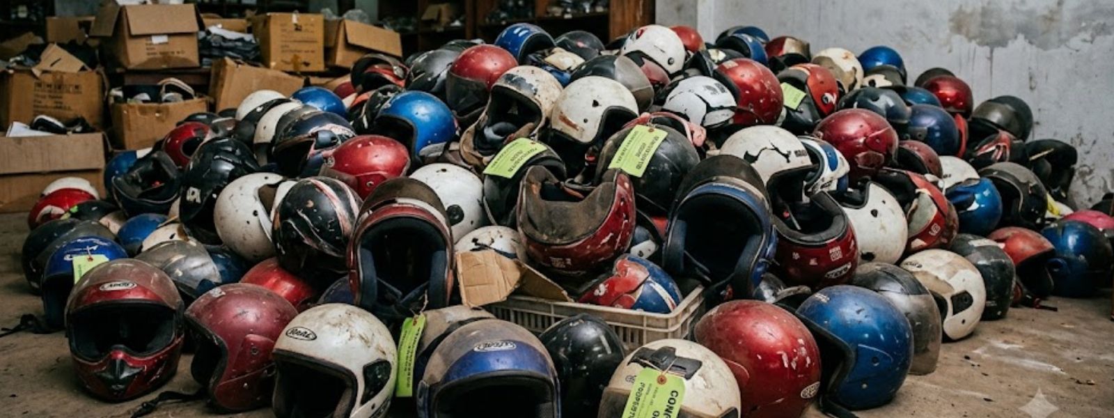 431 Substandard Helmets Seized